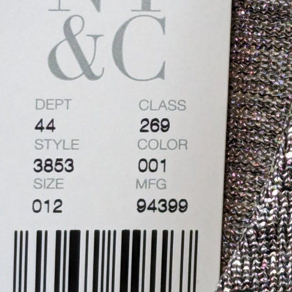 Women's New York & Company Long Sleeve Stretch Casual Blouse Open Chest Keyhole - Picture 7 of 8